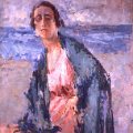Maria, Bordighera olio su tela 90x70 cm 1910
